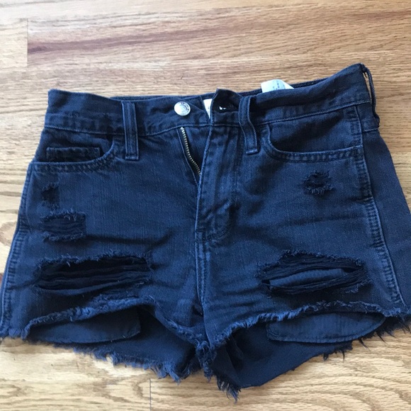 NEW hollister Black shorts - Picture 1 of 3